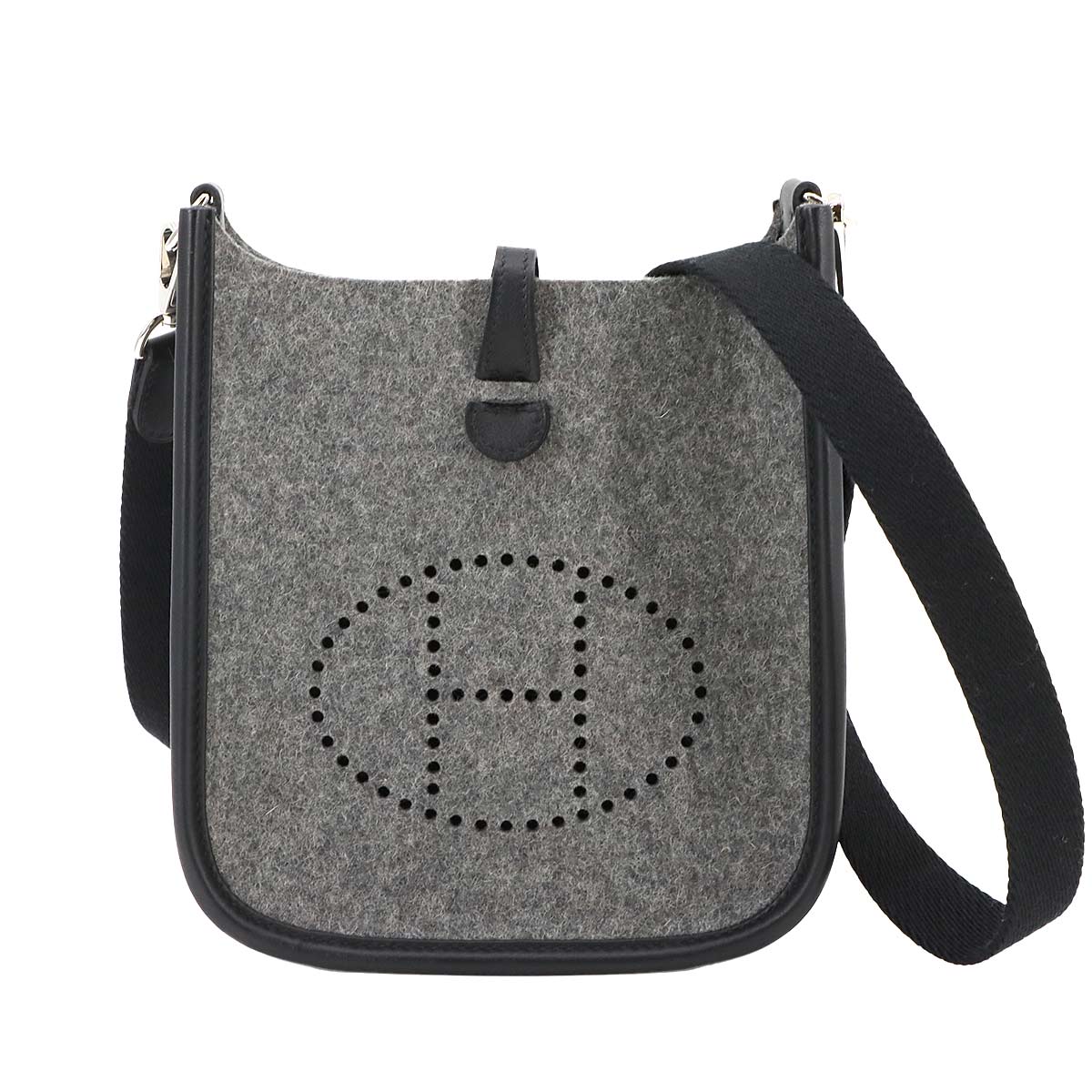 Evelyne TPM Shoulder Bag Felt Swift Gris Moyen Black Y Purse
