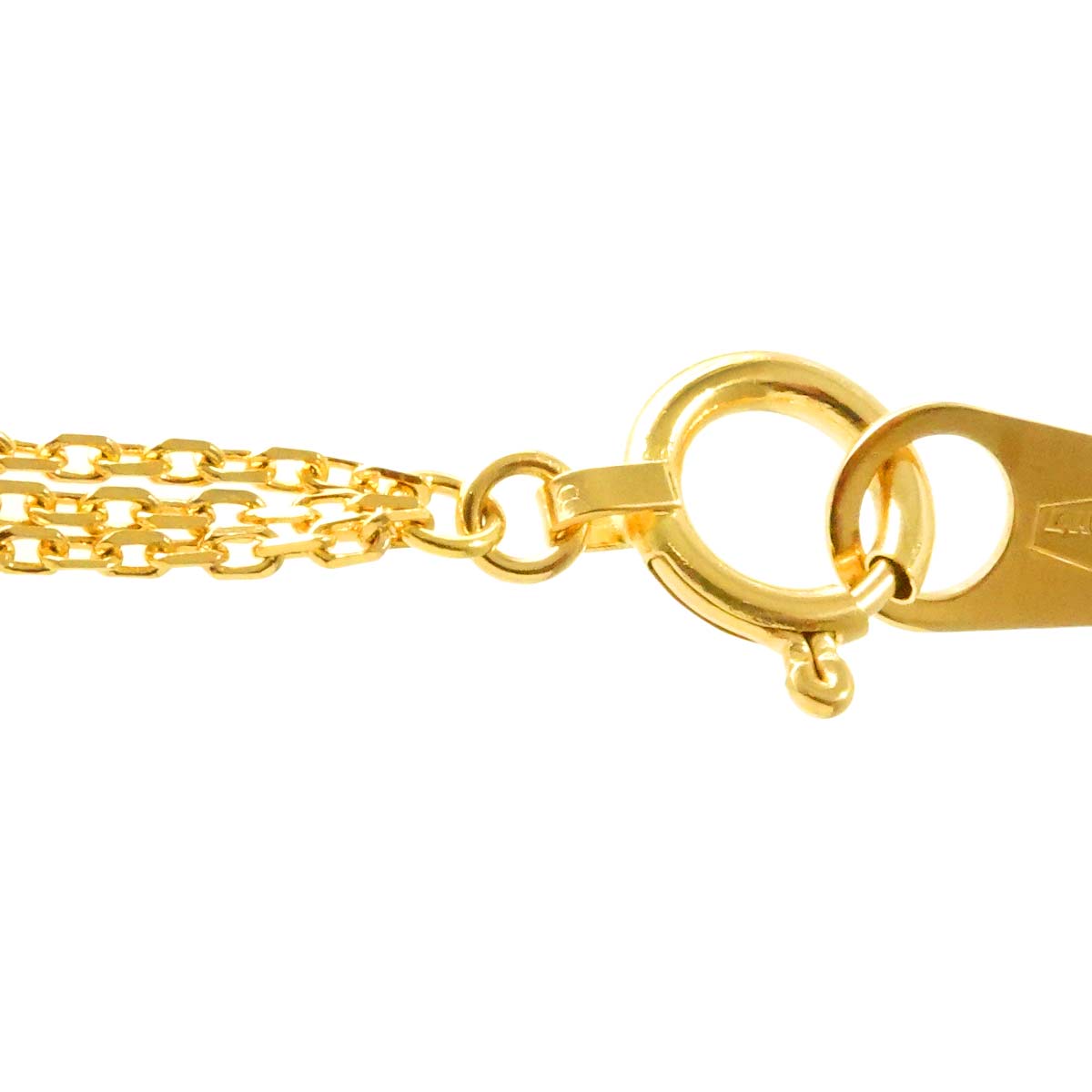 Akoya Pearl 7.5-7.0mm Necklace 18K K18 YG Yellow Gold 750