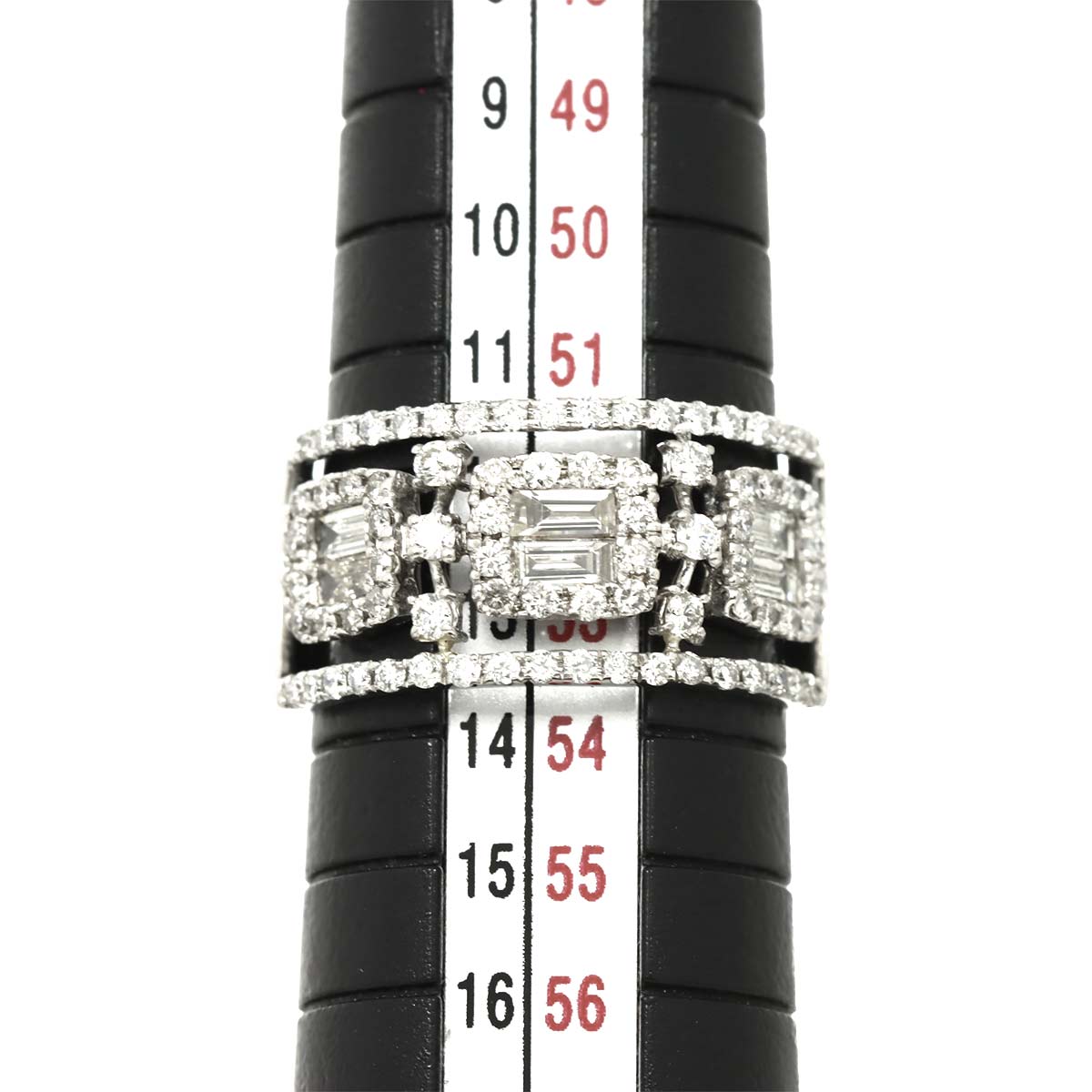 Diamond 1.00ct Ring Pt Platinum size6-6.25(US)