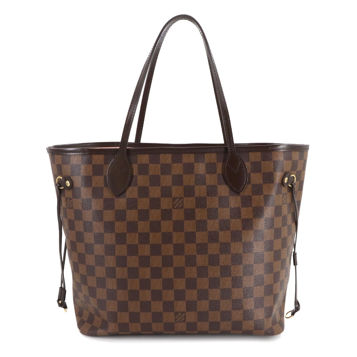 Damier Neverfull MM Tote Bag Rose Ballerine N41603 Purse