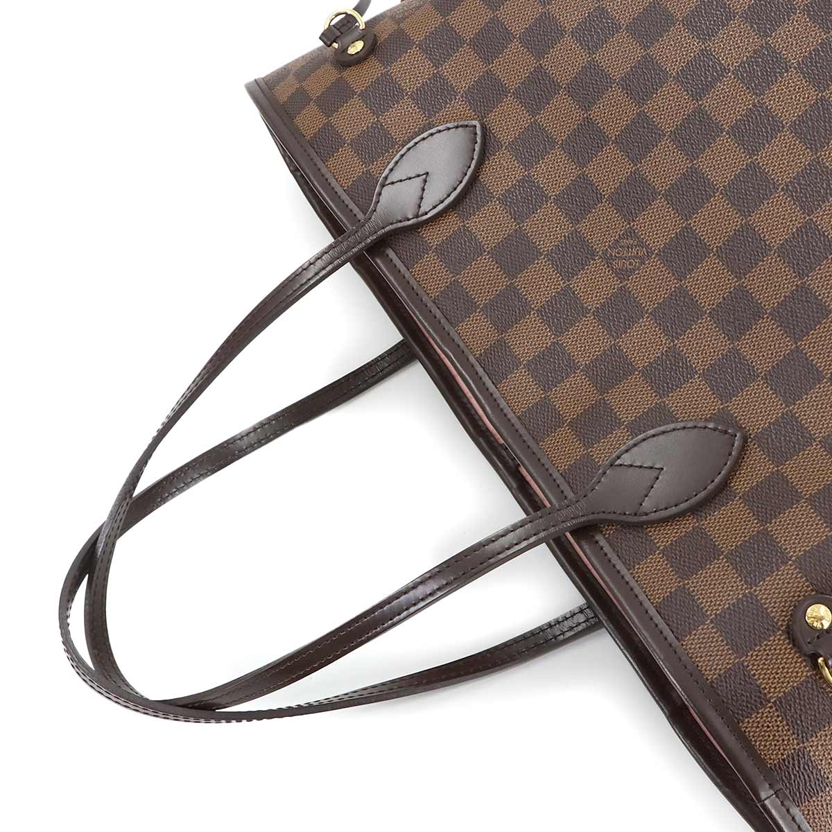 Damier Neverfull MM Tote Bag Rose Ballerine N41603 Purse