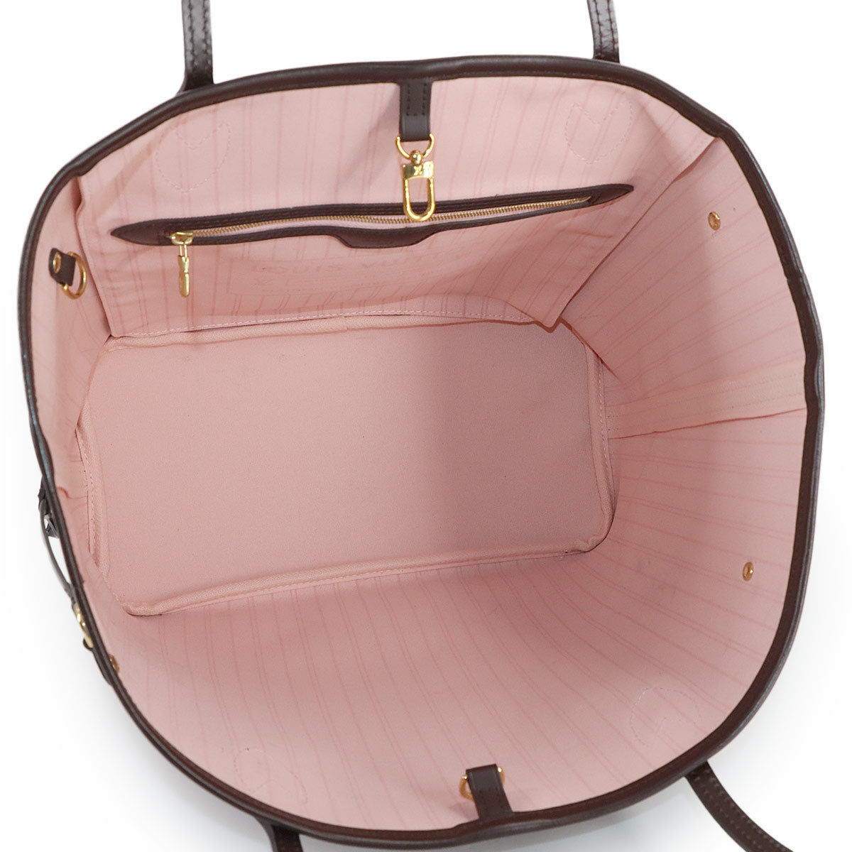 Damier Neverfull MM Tote Bag Rose Ballerine N41603 Purse