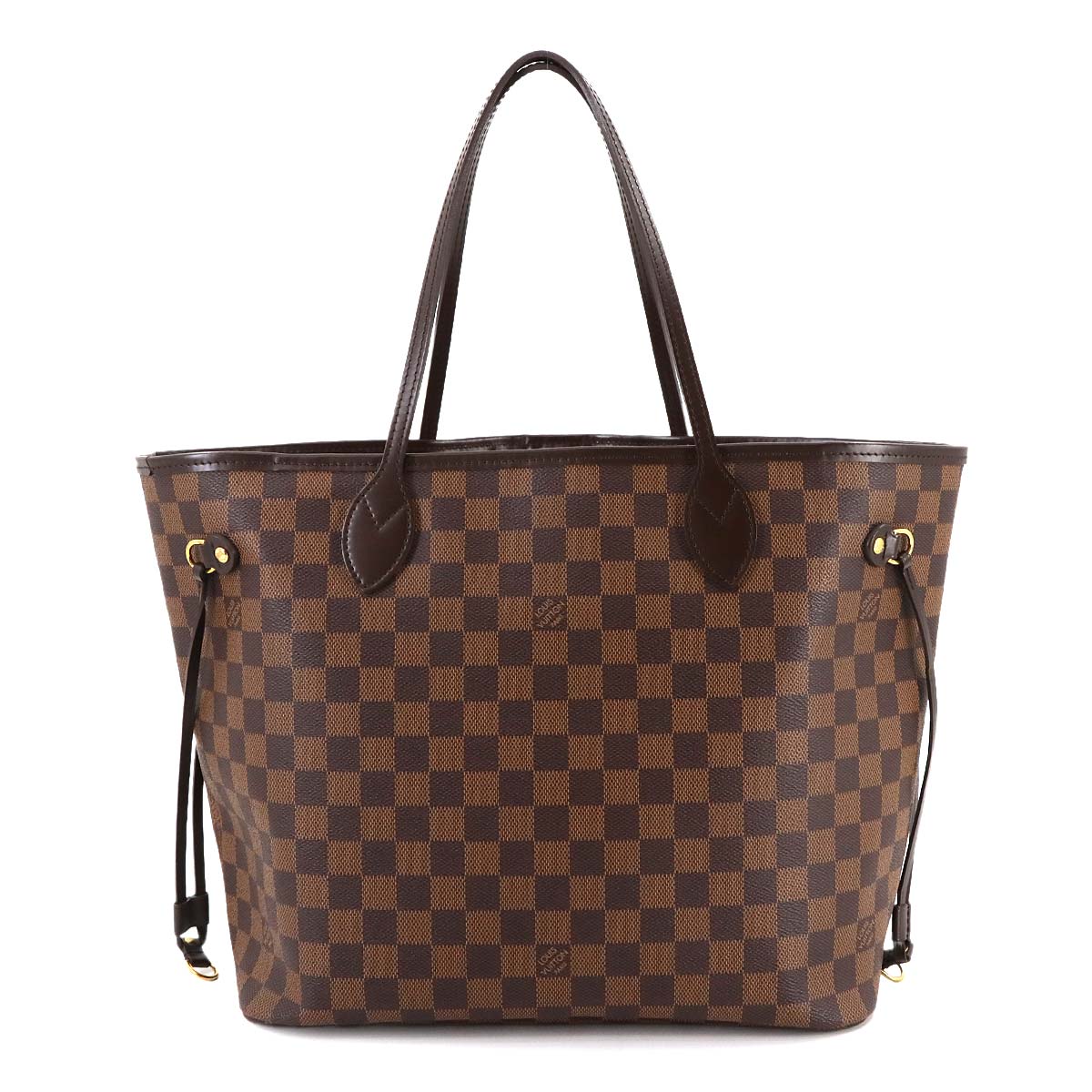 Damier Neverfull MM Tote Bag Ebene Cerise N51105 Purse