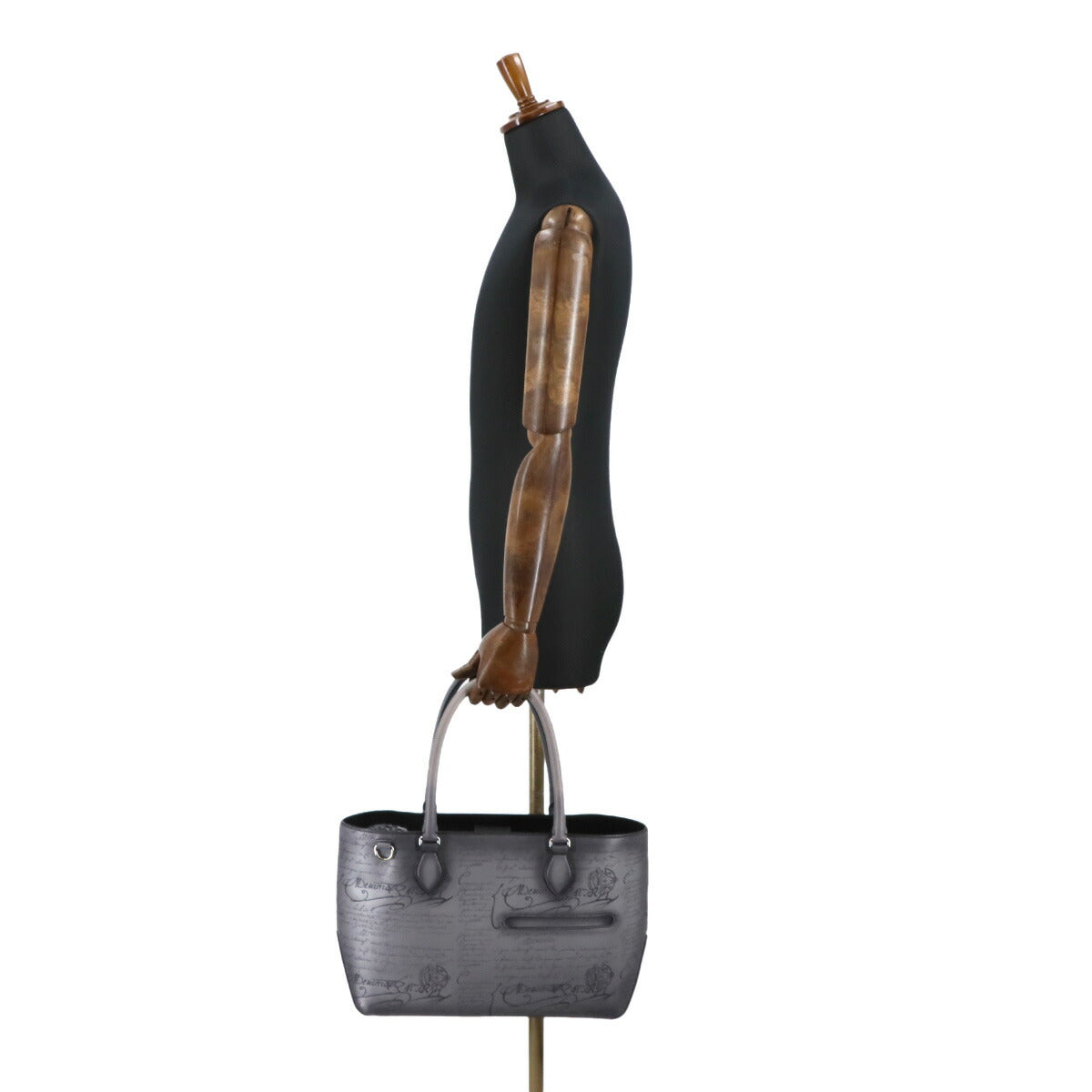 Calligraphy Toujours Mini Tote Bag Light Alluminio Grey