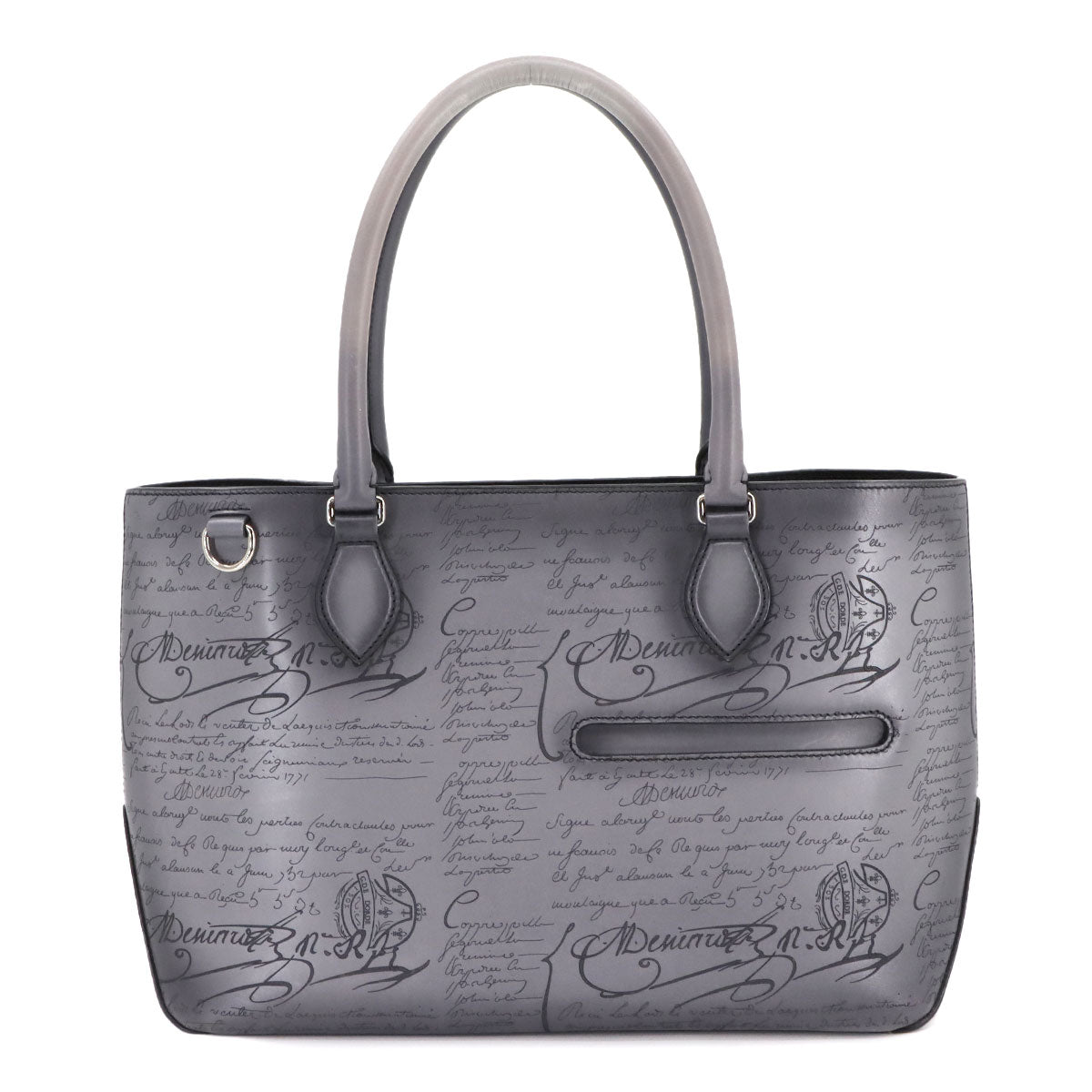 Calligraphy Toujours Mini Tote Bag Light Alluminio Grey