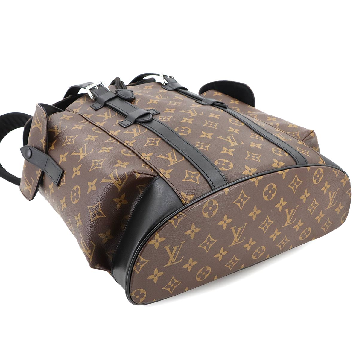 Monogram Macassar Christopher Backpack M43735 Purse