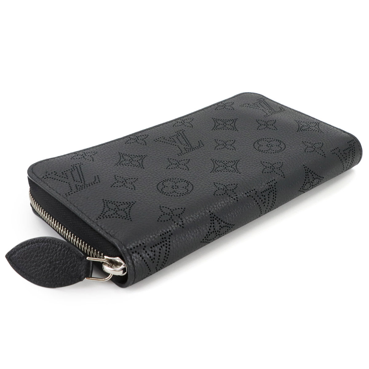 Mahina Zippy Wallet Leather Black M61867 Purse