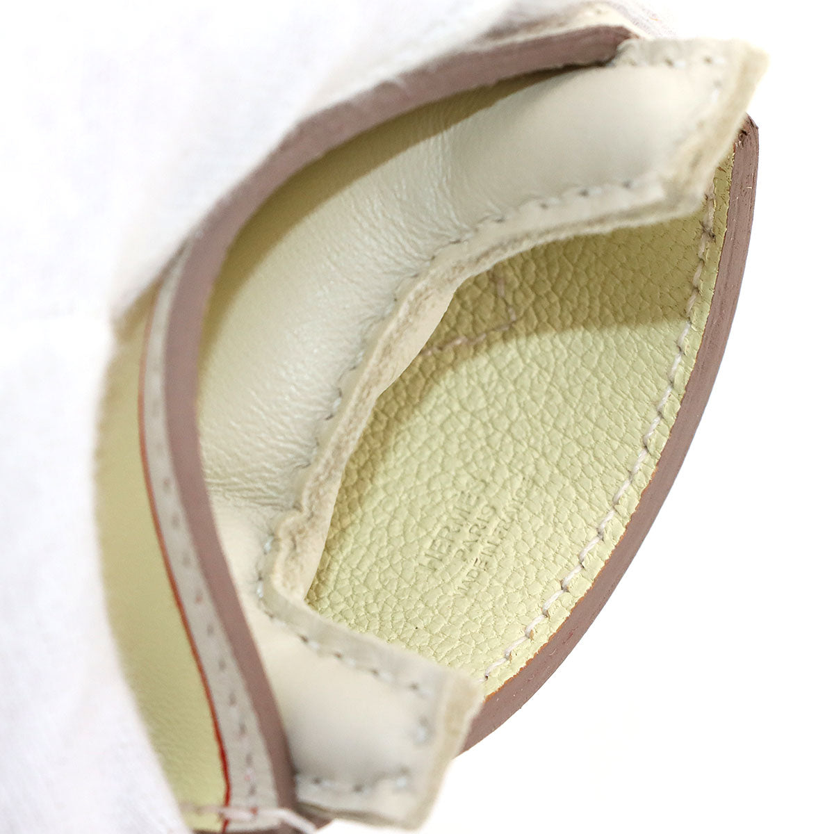 Robeo Coeur PM Bag Charm Agneau Milo Craie