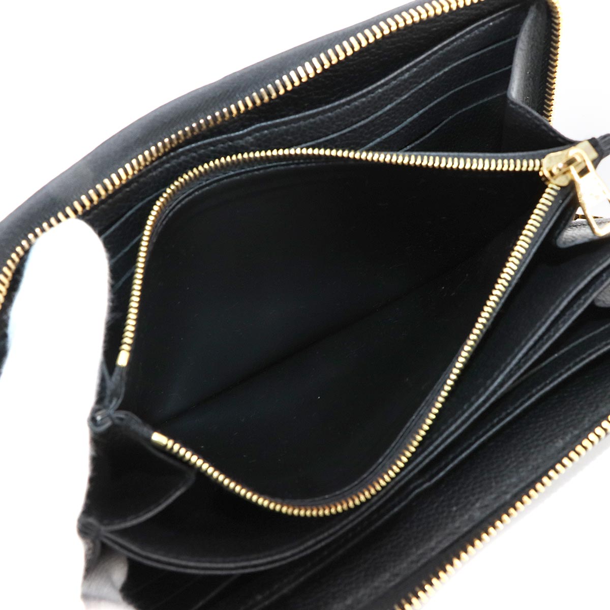 Monogram Empreinte Zippy Wallet Leather Noir M61864