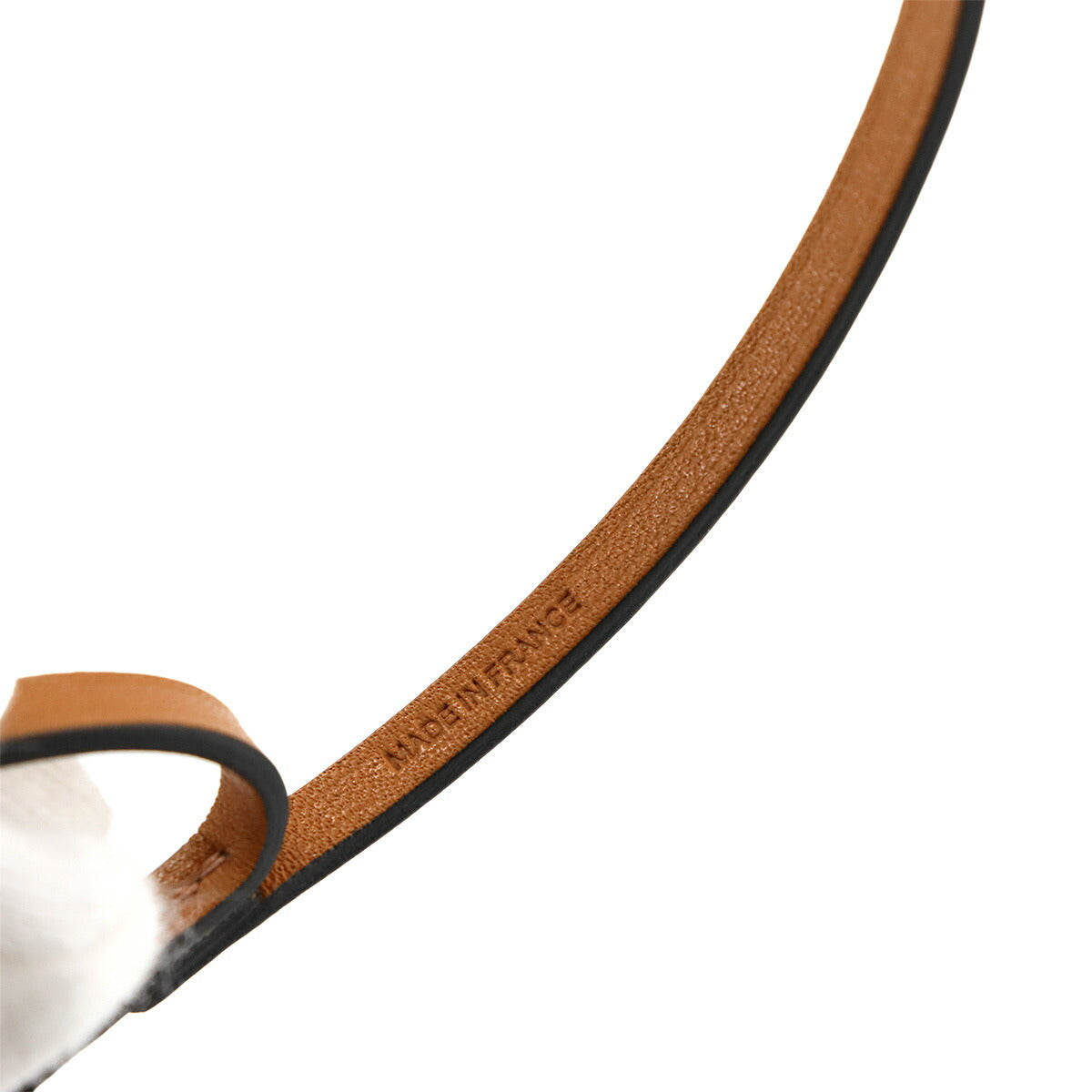 OranNano Bag Charm Epsom Veau Butler Vache Hunter Blue Brume