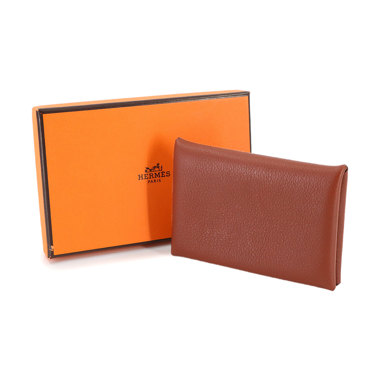Calvi Card Case Evercolor Brique