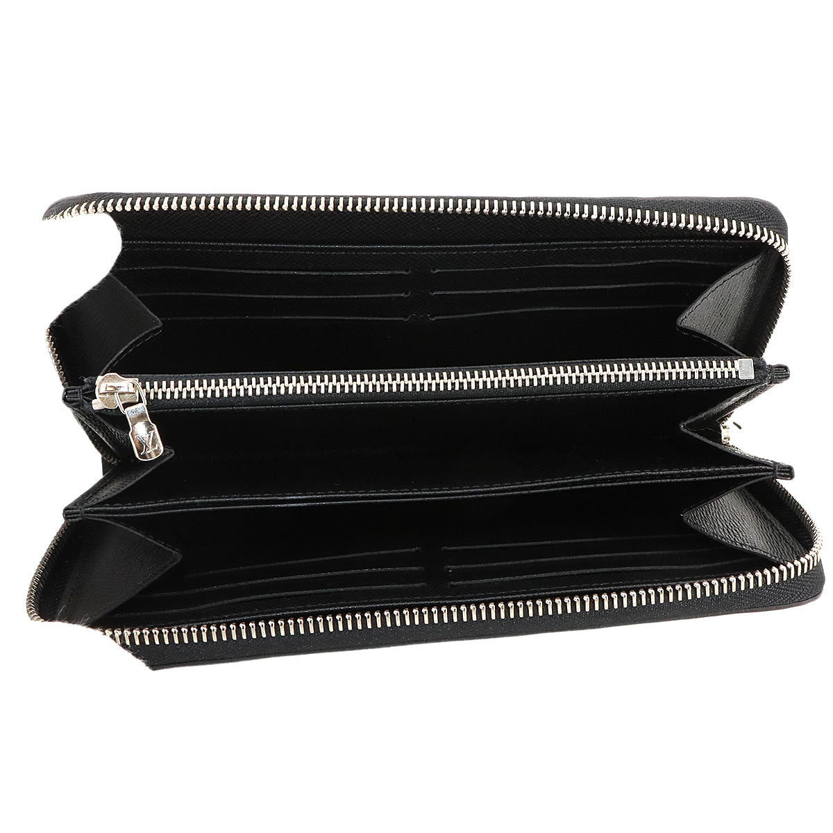 Epi Zippy Wallet Leather Noir M61857 Black