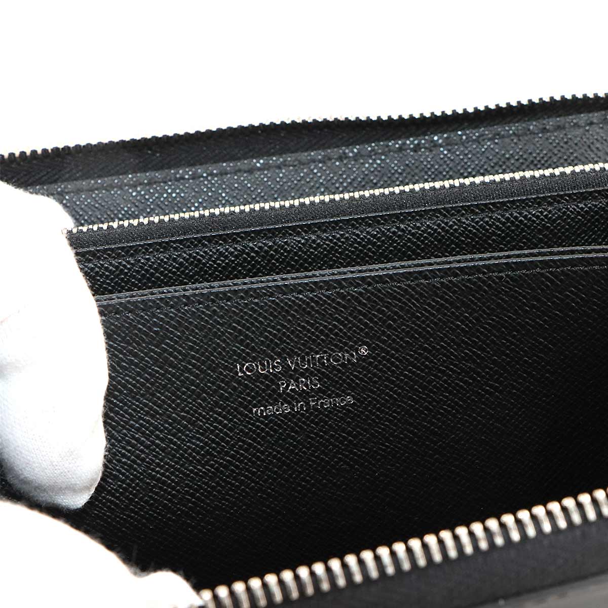 Epi Zippy Wallet Leather Noir M61857 Black