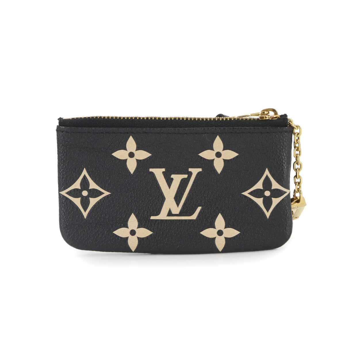 Monogram Empreinte Key Pouch Leather Black M80885