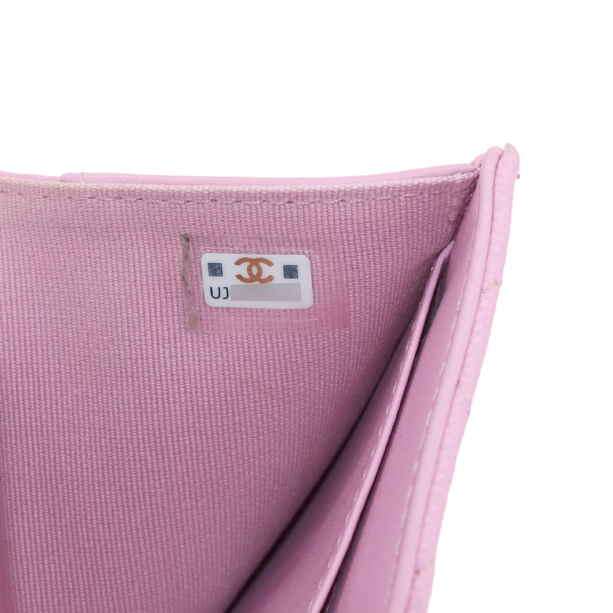 Matelasse Compact Wallet Leather Pink AP0230