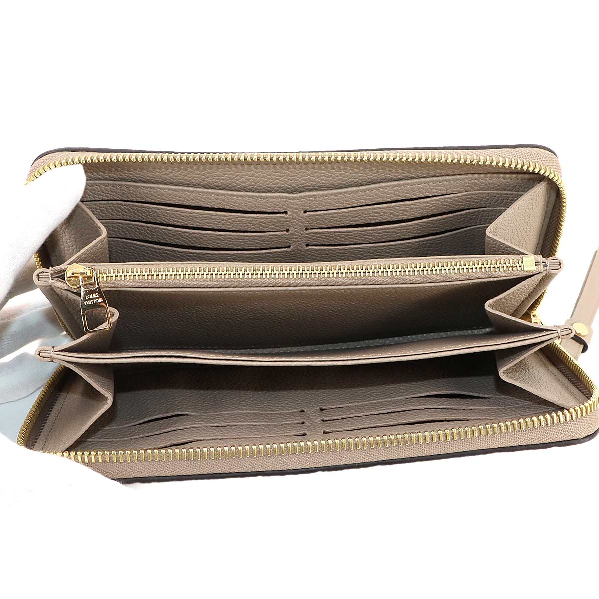 Monogram Empreinte Zippy Wallet Leather Turtledove M69034