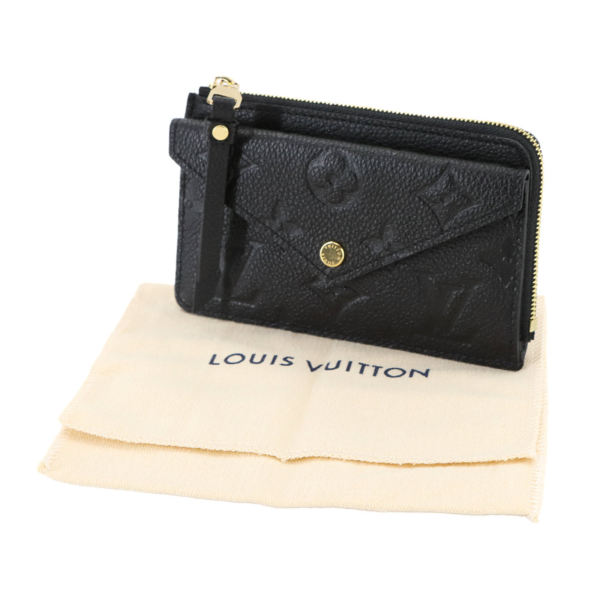Monogram Empreinte Card Holder Recto Verso Noir M69421