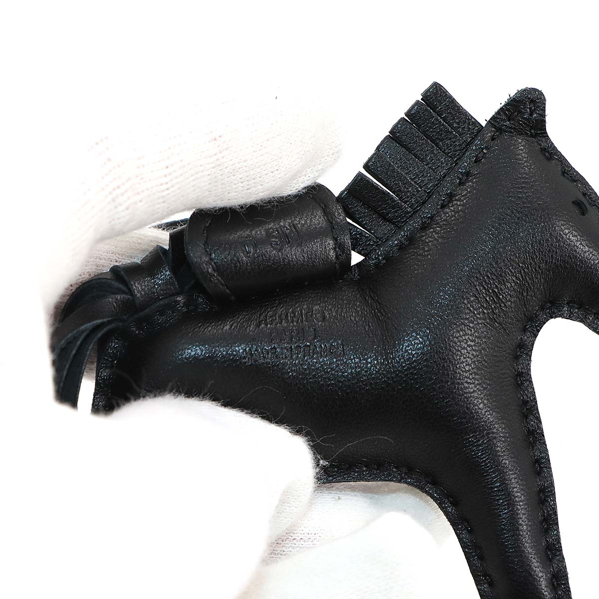 Rodeo PM Bag Charm Agneau Milo So Black