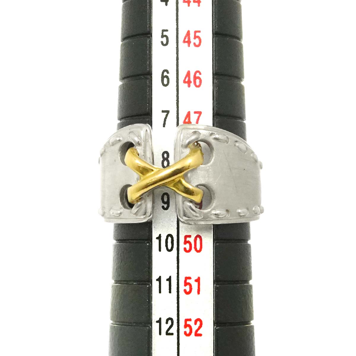 Mexico Ring SV 925 18K YG 750 size50 5.25(US)