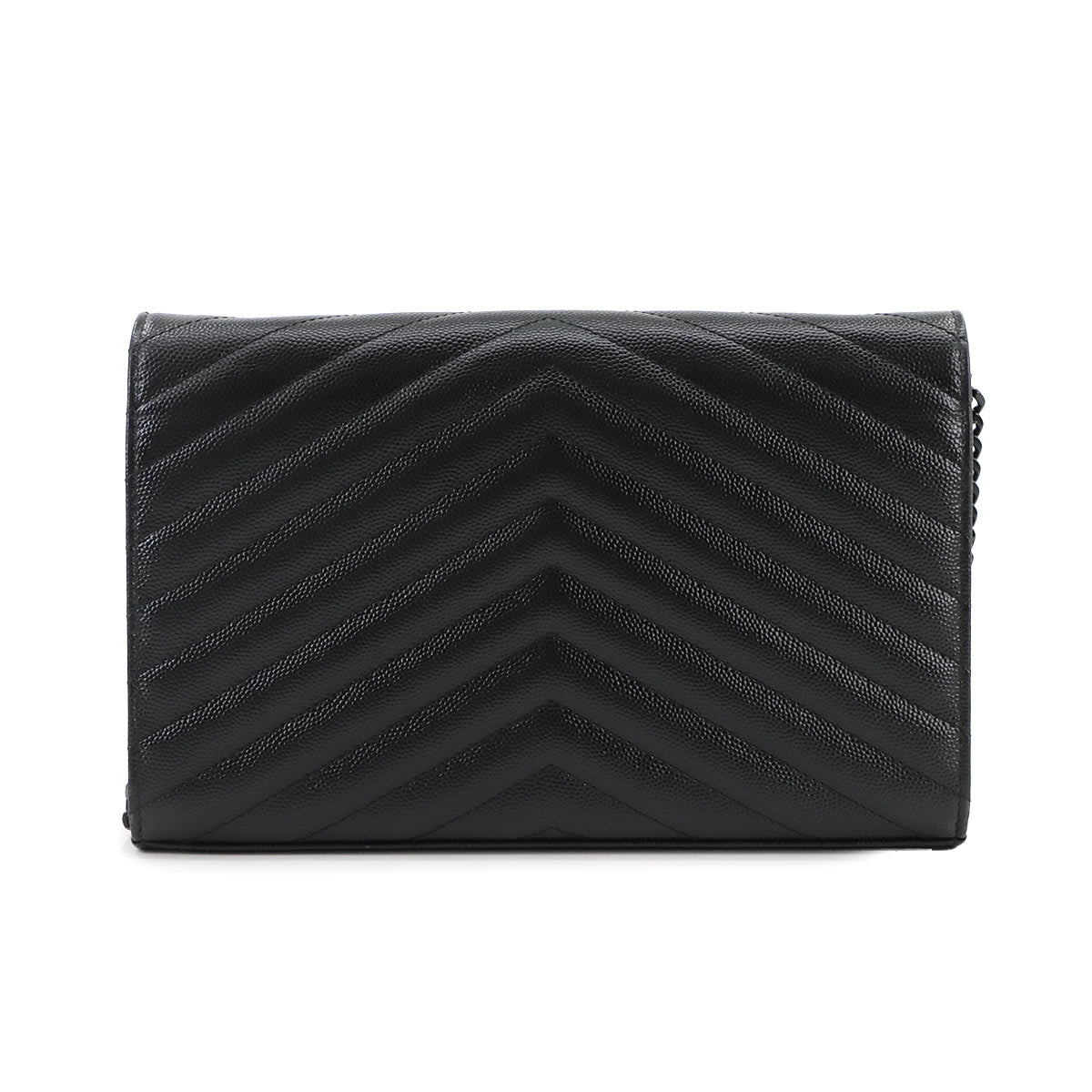 Cassandra Chain Wallet Leather Black 377828