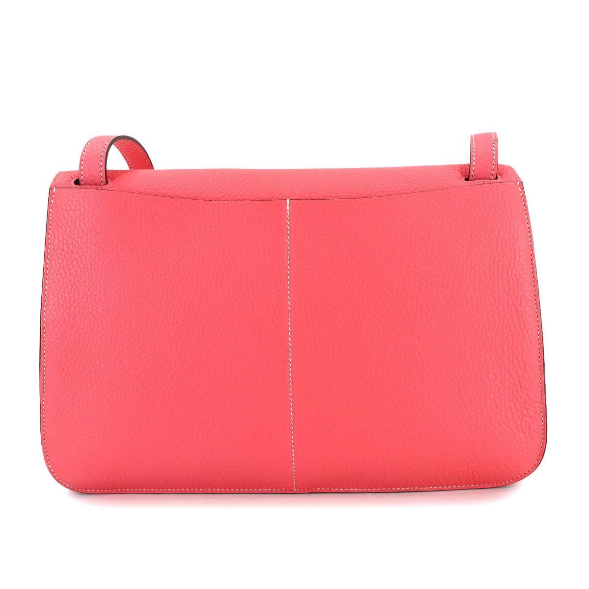 Halzan 31 Hand Shoulder Bag Taurillon Clemence Rose Azalee