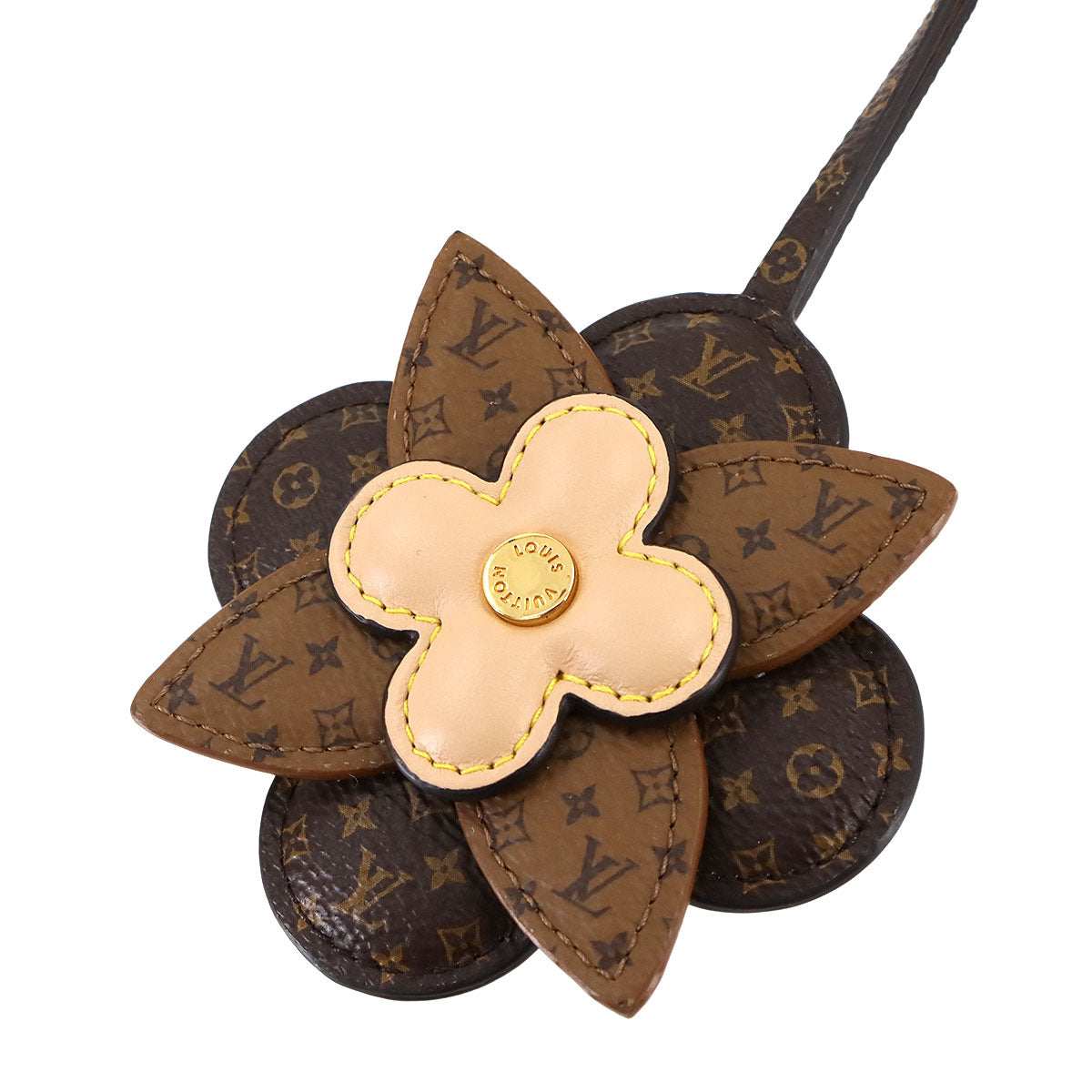 My Monogram Layers Bag Charm Brown M02136