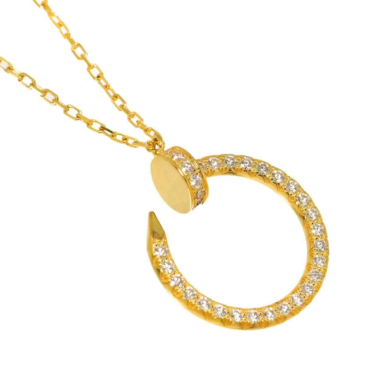 Juste Un Clou Diamond Necklace 18K Yellow Gold 750