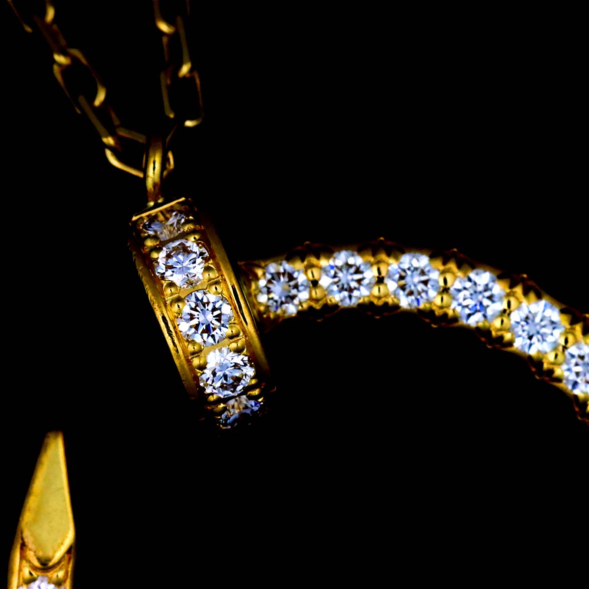 Juste Un Clou Diamond Necklace 18K Yellow Gold 750