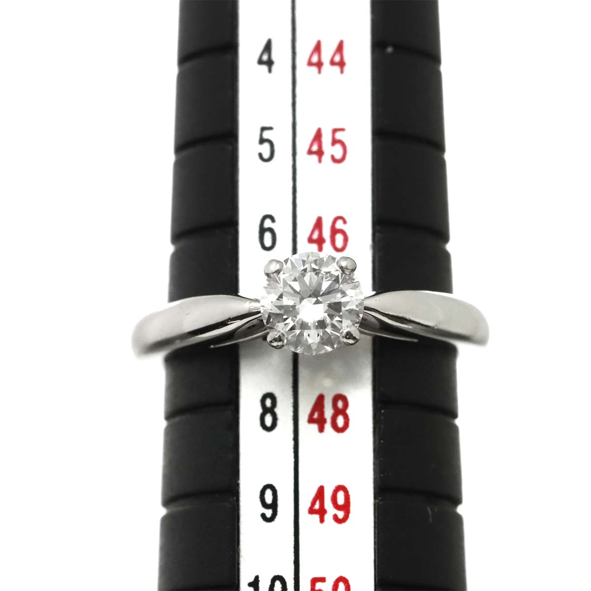 Diamond 0.50ct E/VVS2/3EX Ring Pt size47 4(US)