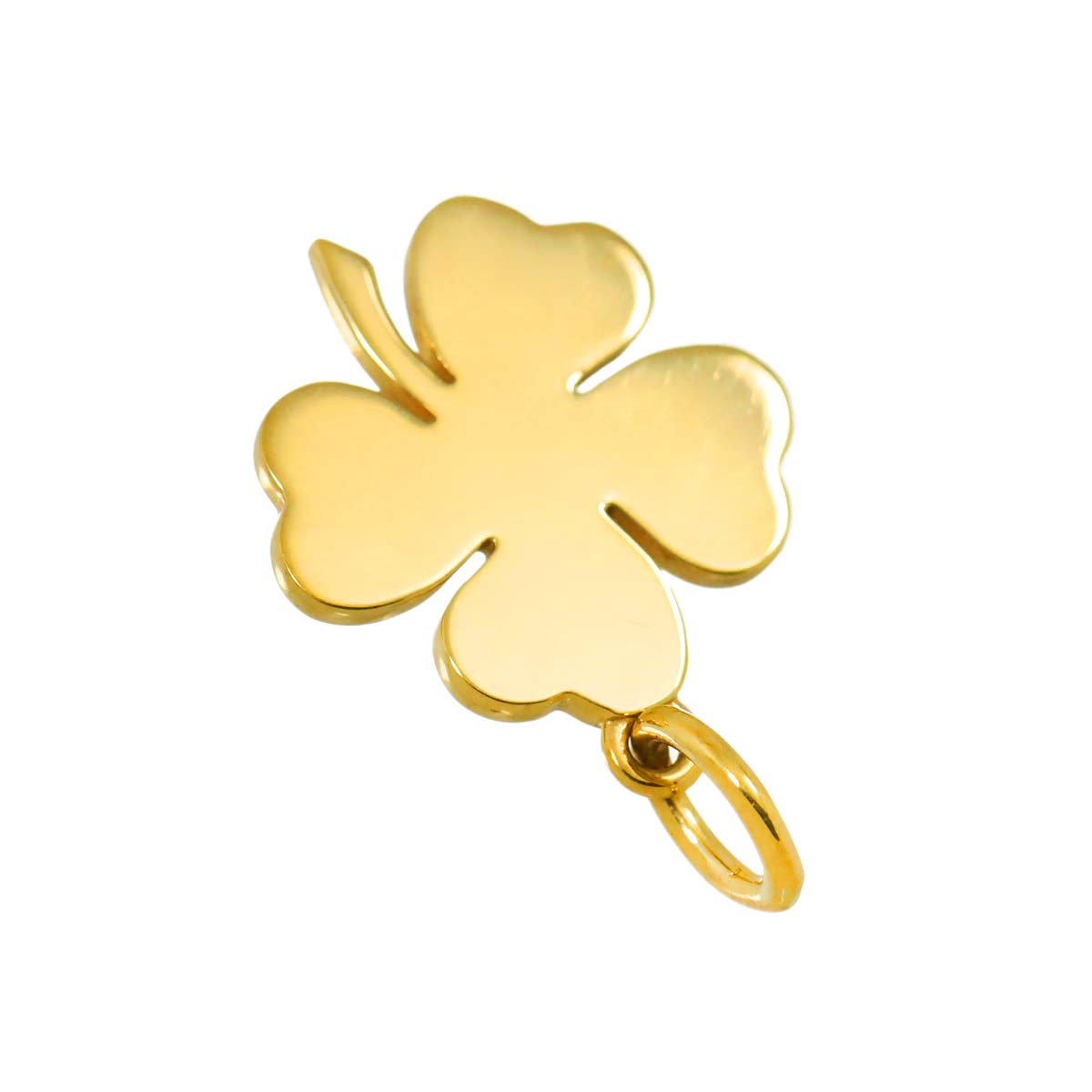 Clover motif Pendant Top 18K YG 750