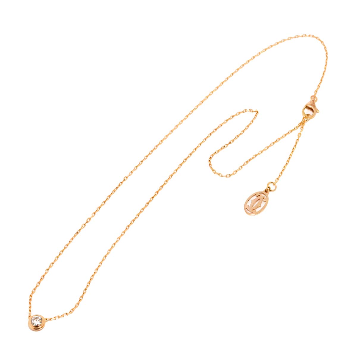 d'Amour Diamond Necklace LM 18K Pink Gold 750