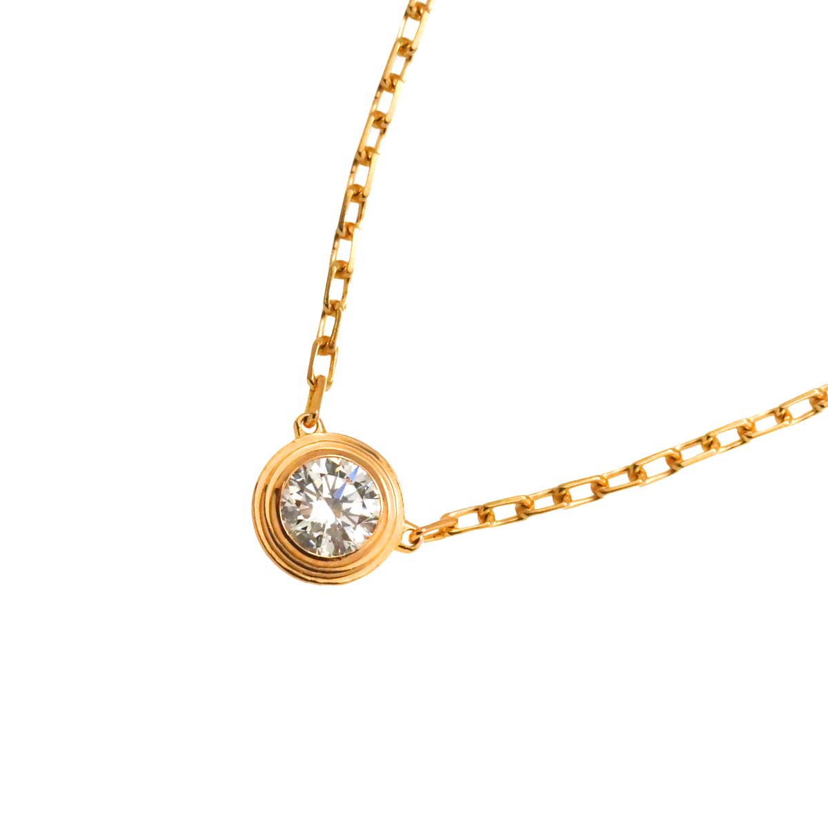 d'Amour Diamond Necklace LM 18K Pink Gold 750