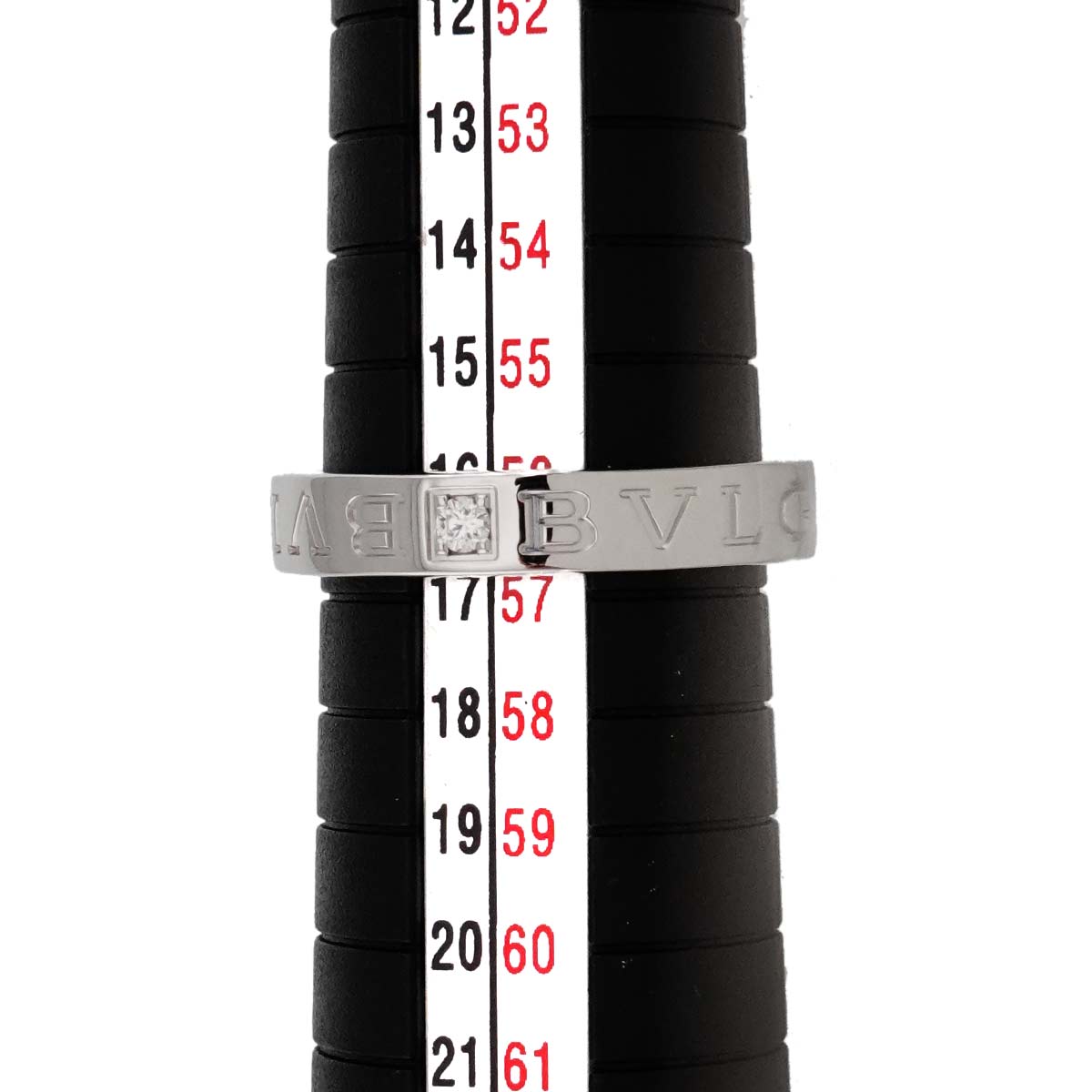 BVLGARI B-ZERO1 Diamond Ring 18K WG 750 size7.5(US)