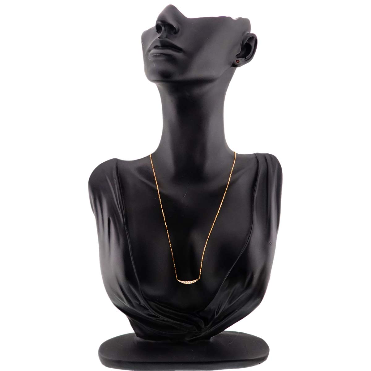 Diamond 0.21ct Necklace 18K YG 750