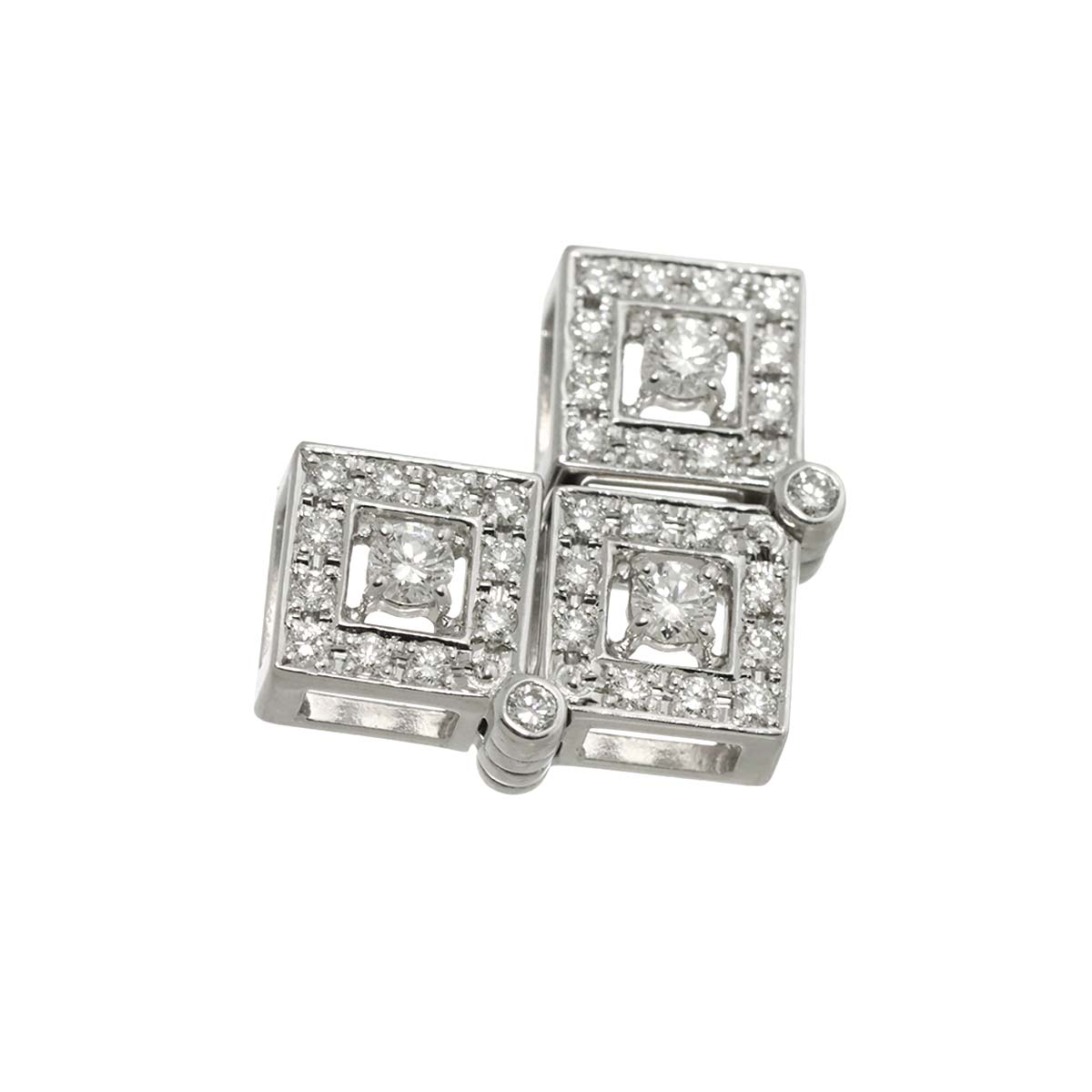 Diamond 0.50ct Pendant Top 18K White Gold