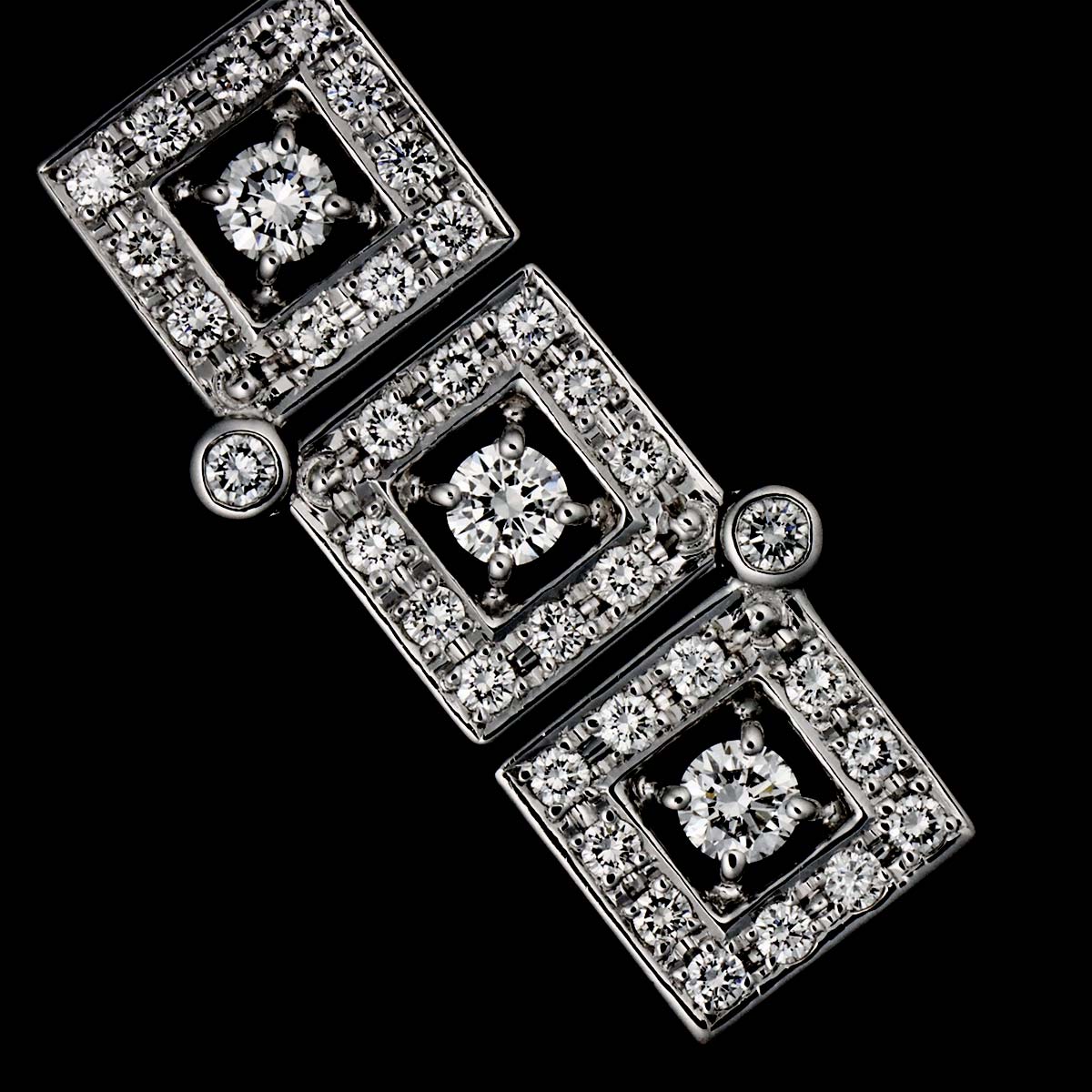 Diamond 0.50ct Pendant Top 18K White Gold