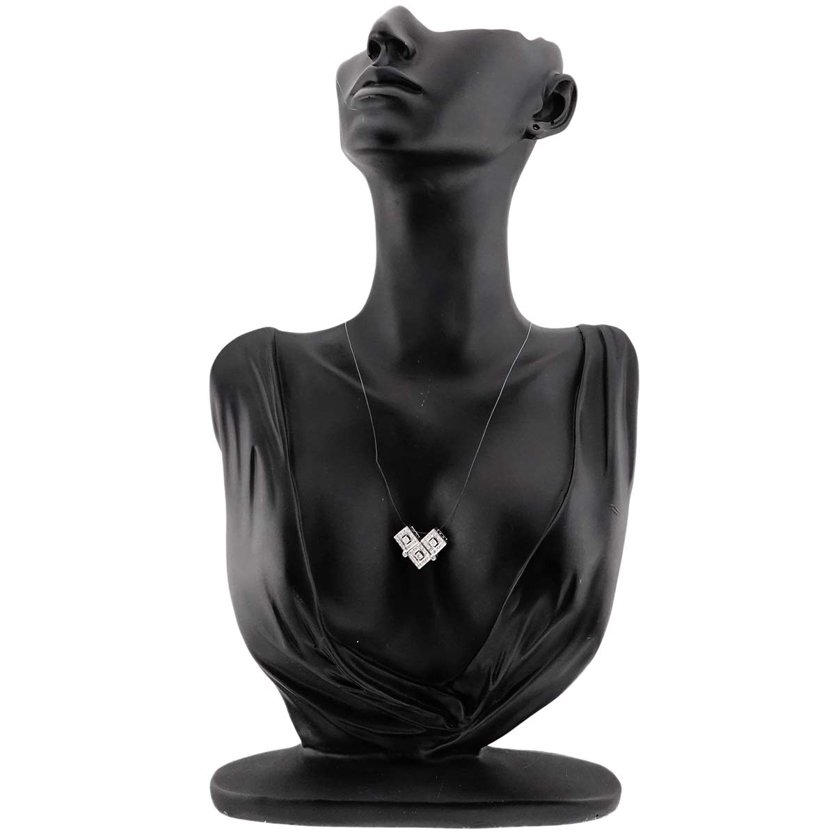 Diamond 0.50ct Pendant Top 18K White Gold