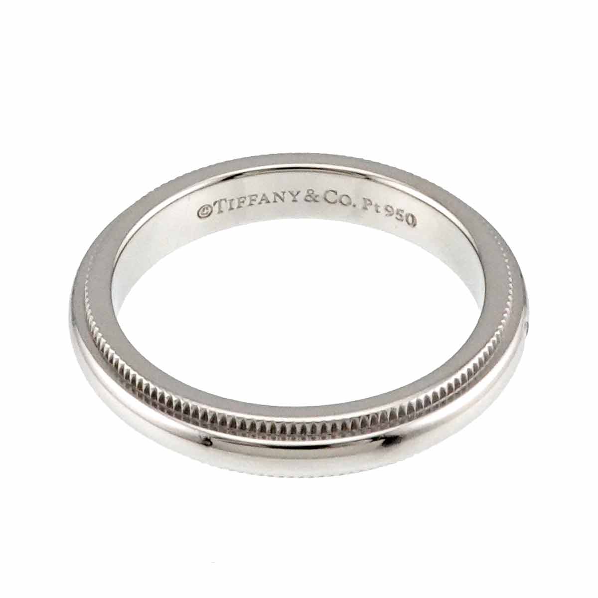 Milgrain Diamond Ring Platinum Size4-4.5(US)