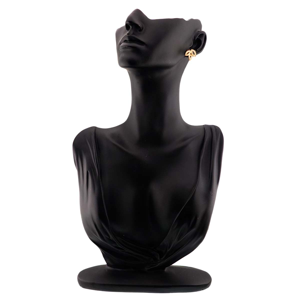 Mini Diamond Earrings Pierced 18K YG 750