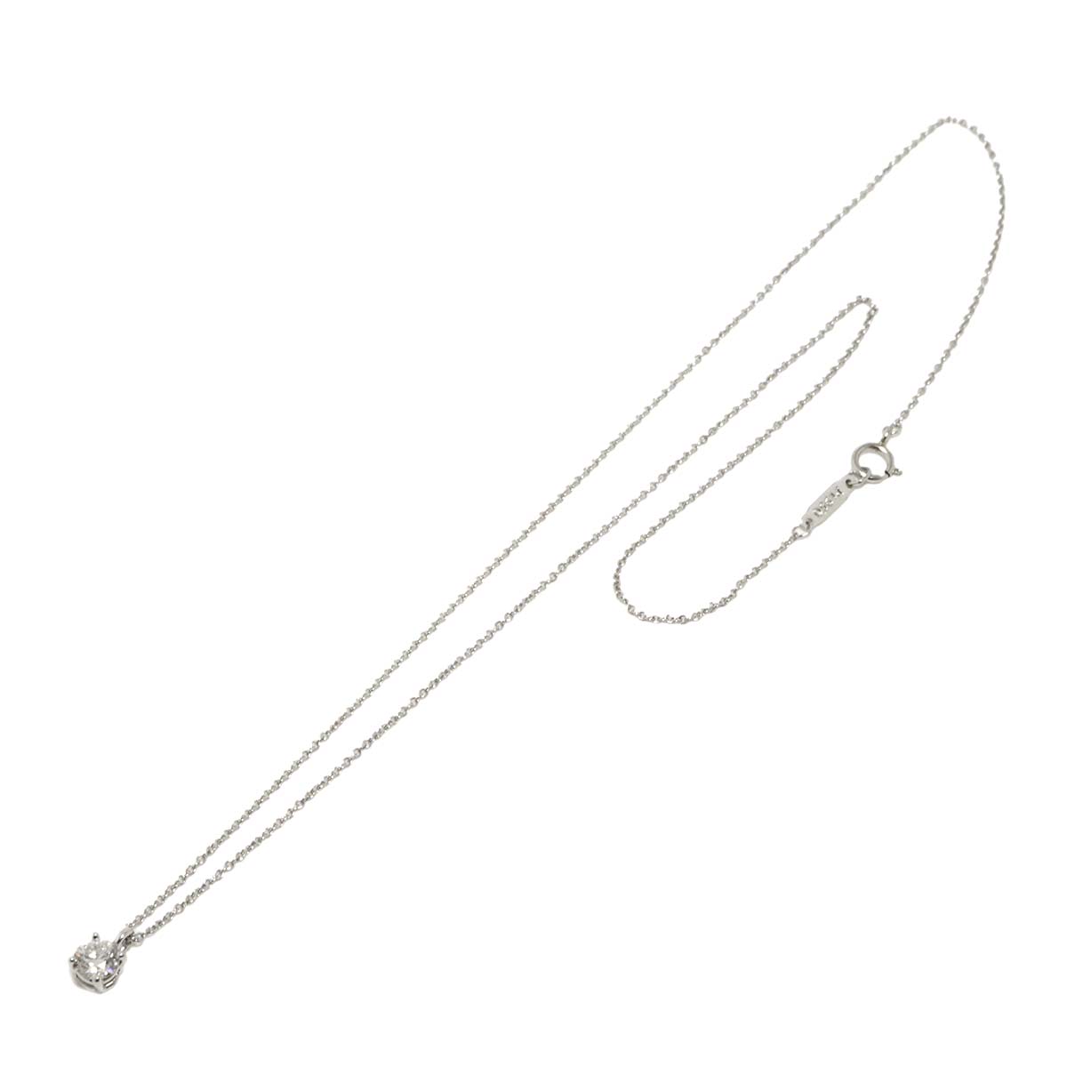 Diamond 0.40ct H/VS2/3EX Necklace Platinum