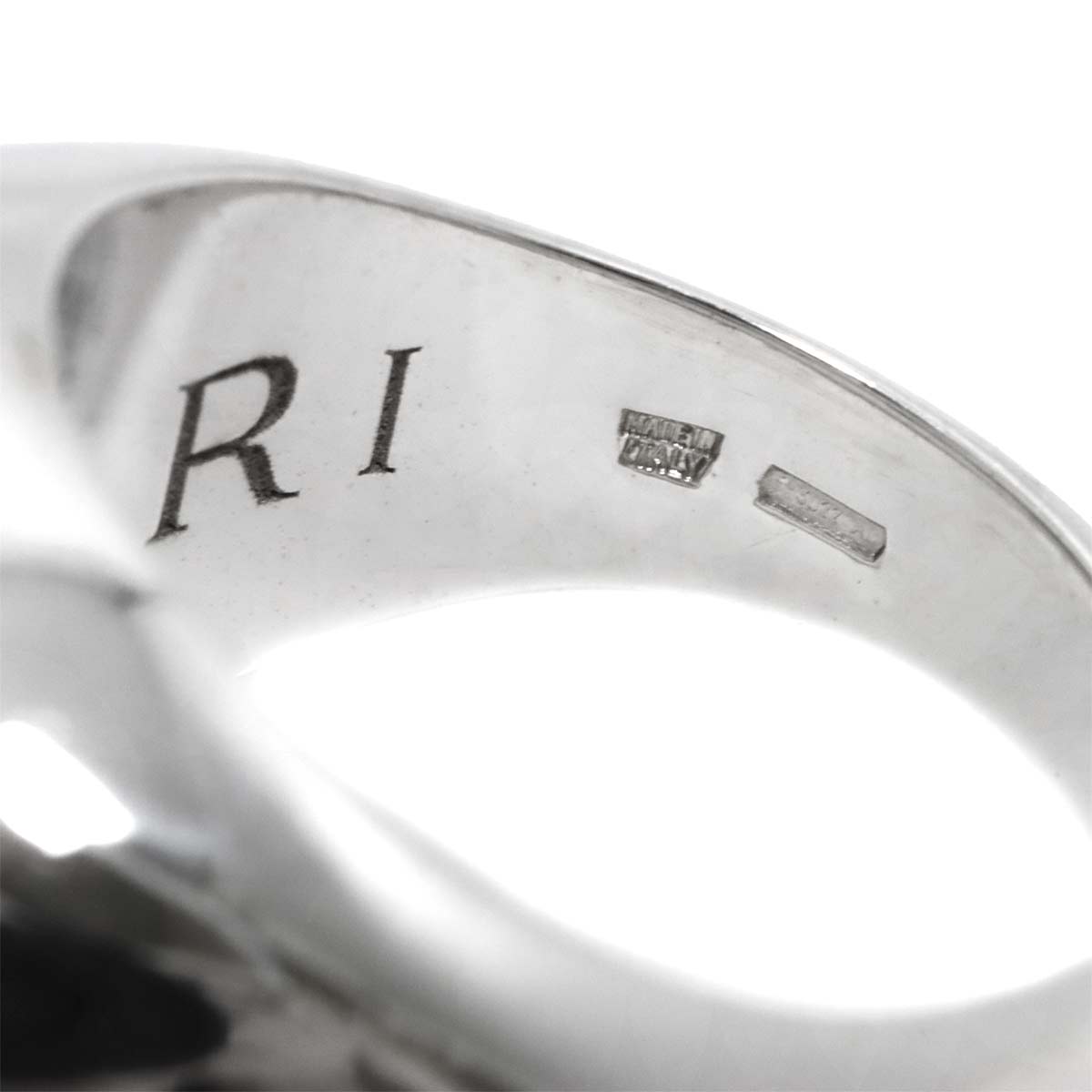 Diamond Ring 18K WG White Gold 750 size48 4-4.5(US)