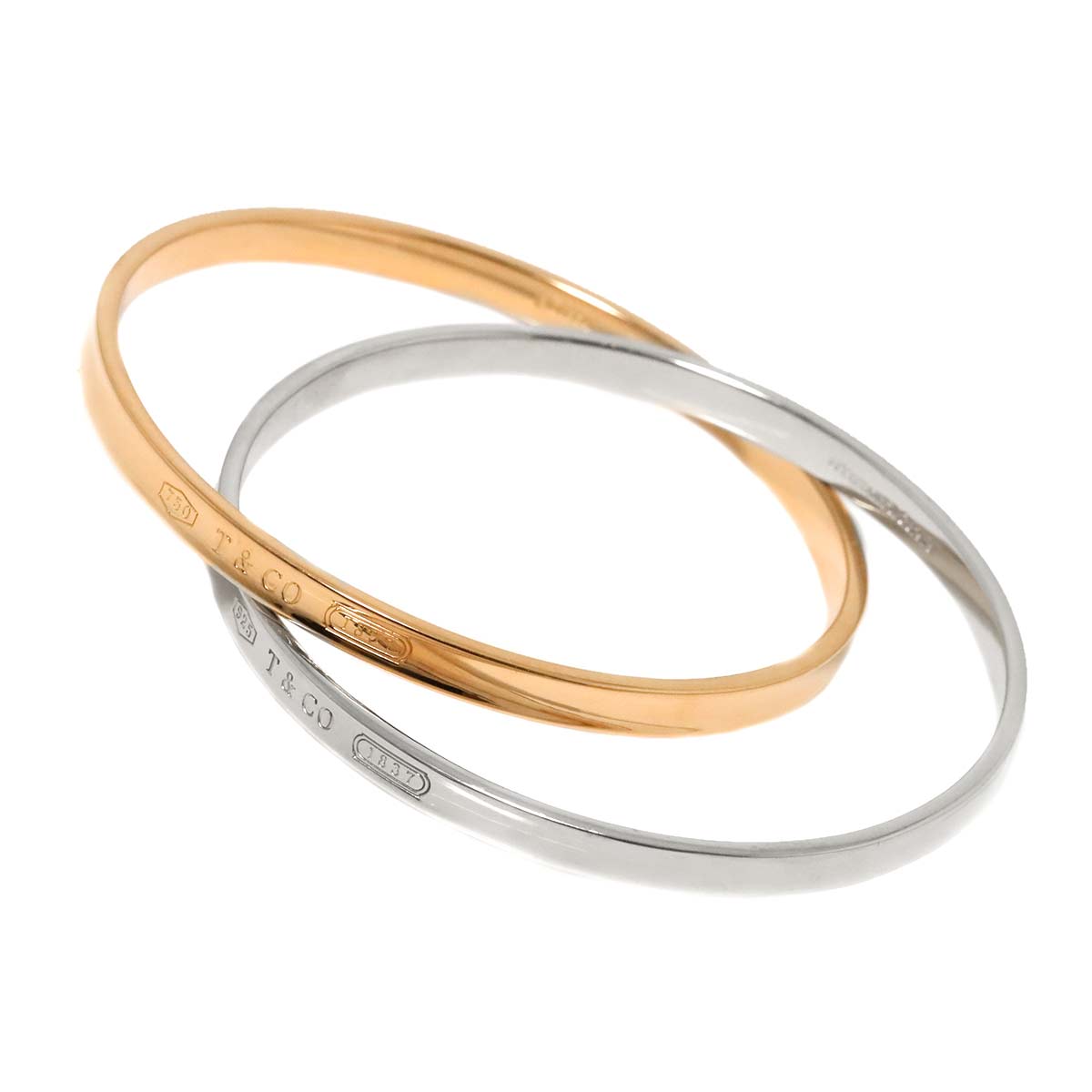 Interlocking Bracelet 18K PG 750 SV