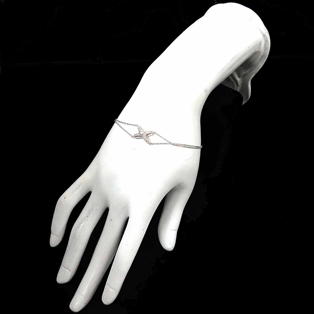 Jeux de Liens Diamond Bracelet 18K White Gold 750