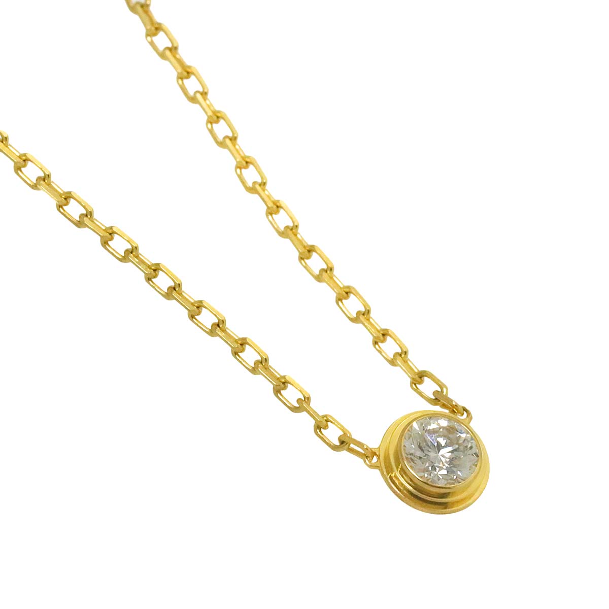 d Amour Diamond Necklace LM 18K Yellow Gold 750