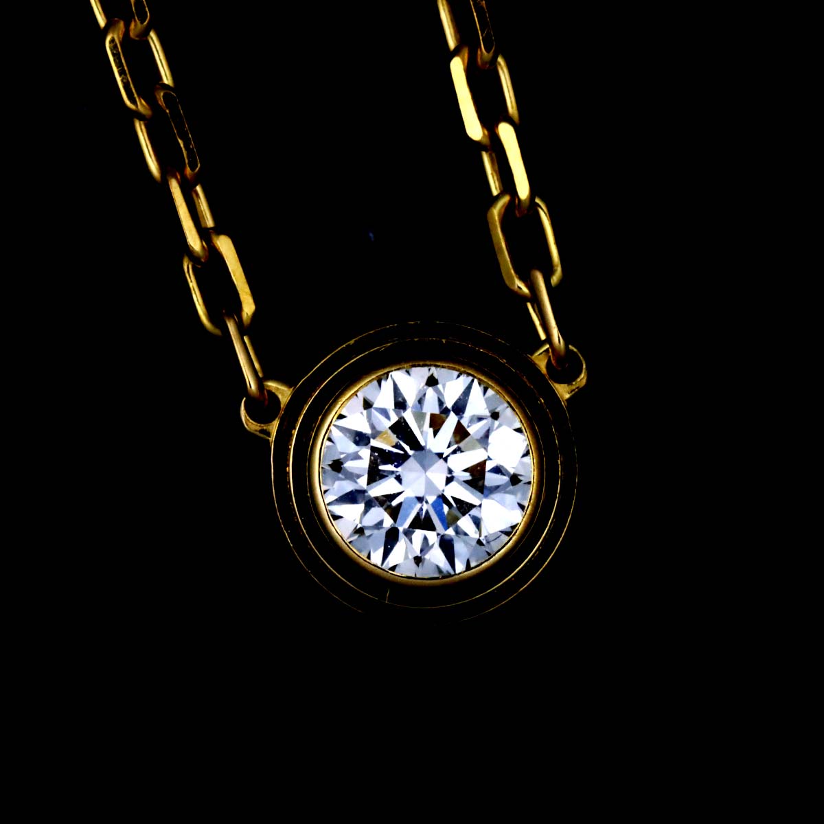 d Amour Diamond Necklace LM 18K Yellow Gold 750