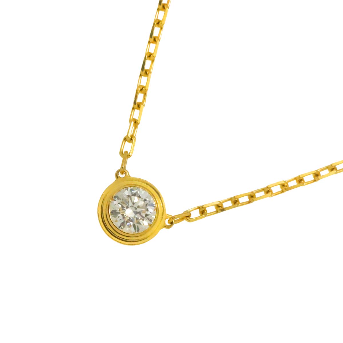 d Amour Diamond Necklace LM 18K Yellow Gold 750