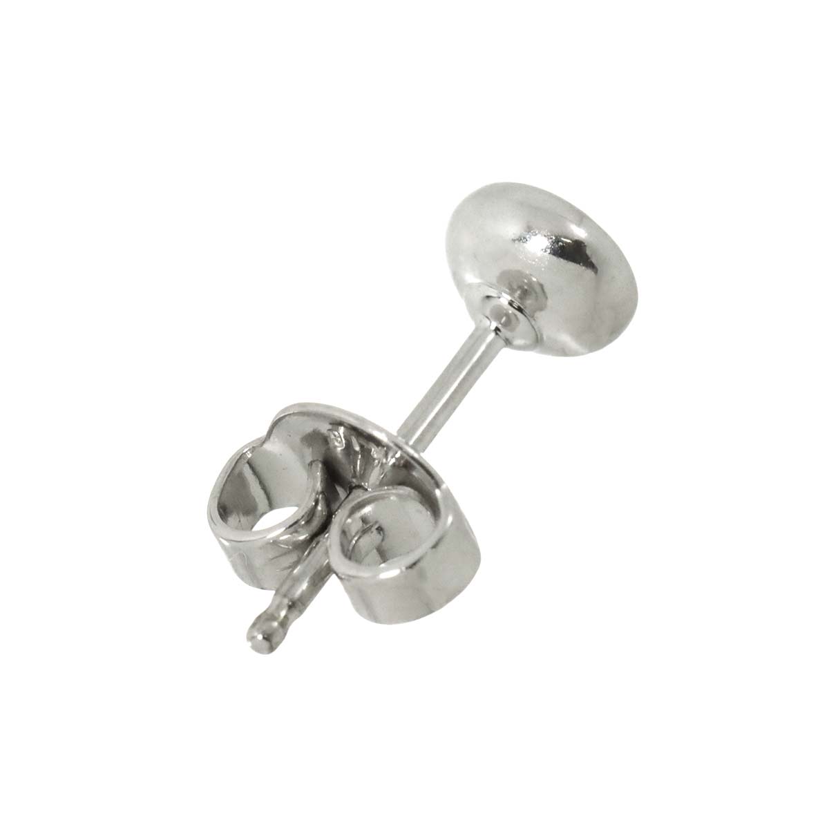 Diamond 0.12ct 18K WG 750 Earring Pierced One piece only