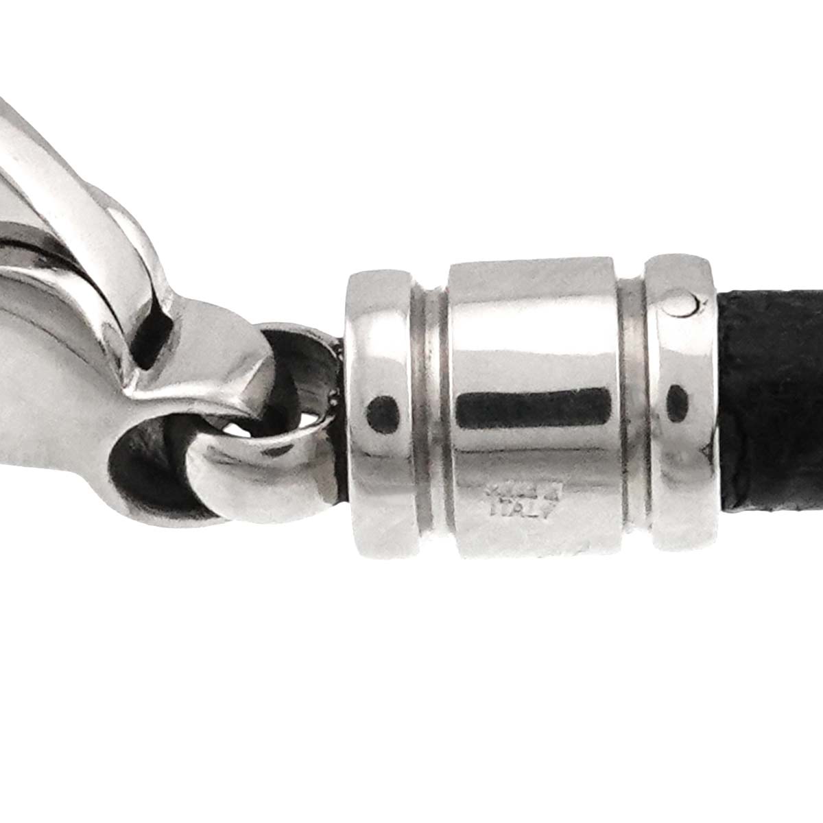 Tondo Heart Necklace 18K Yellow Gold 750 SS Leather