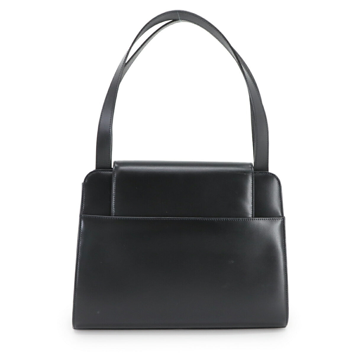 Sapphire Line Hand Bag Leather Navy Purse