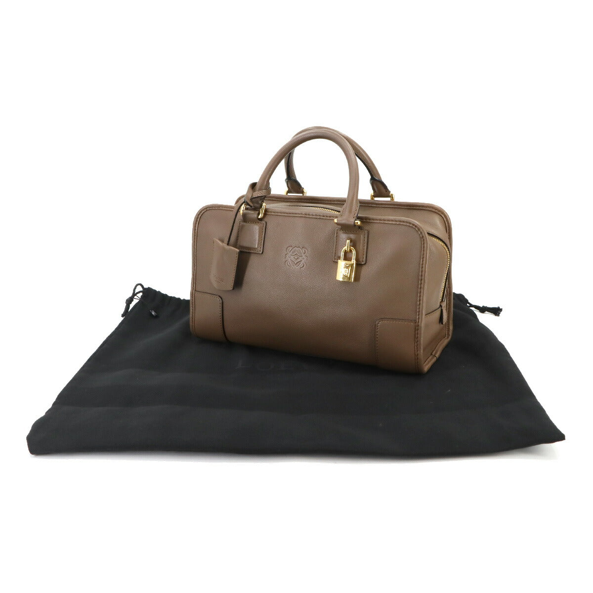 Amazona 28 Hand Bag Leather Brown 352.79.A03 Anagram Purse